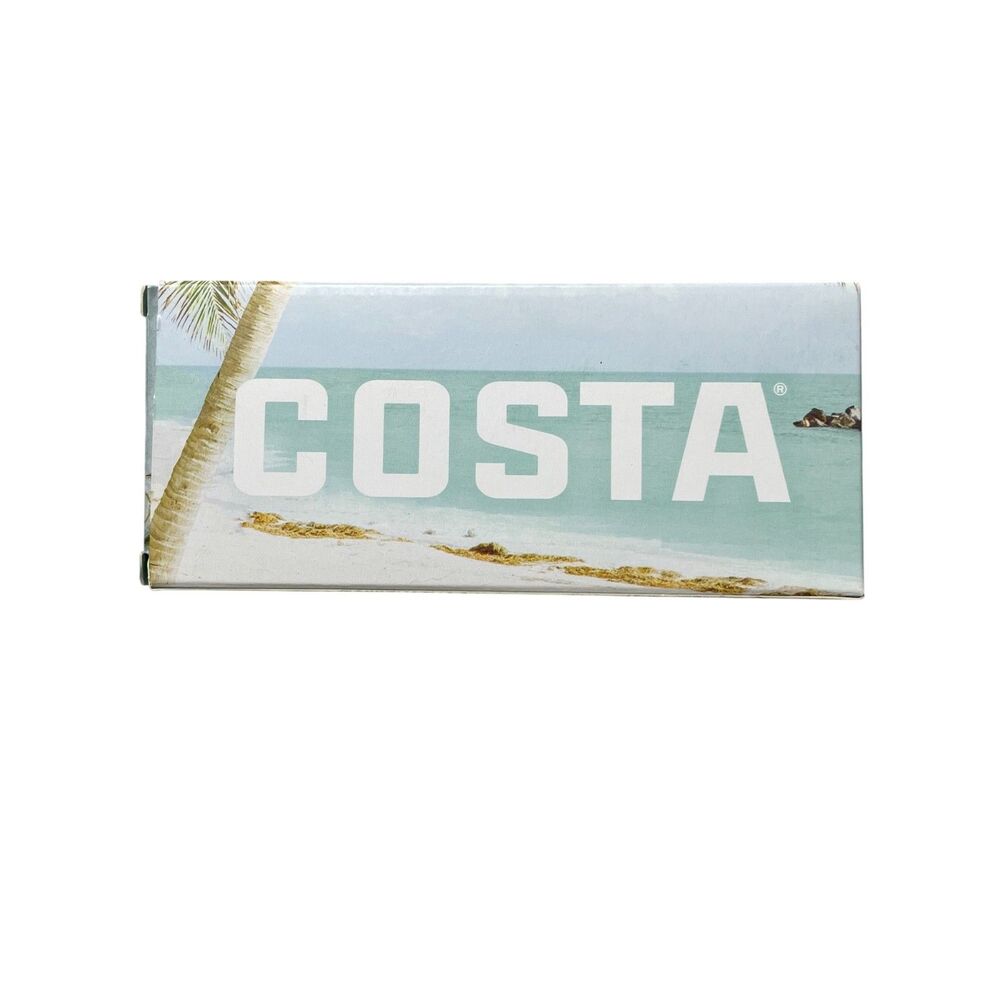 Costa NEW Aransas II 2005 02 Matte Black Blue Mirror 580 Glass